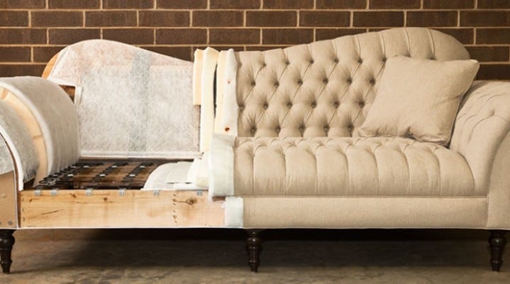 Upholstery fabric samples